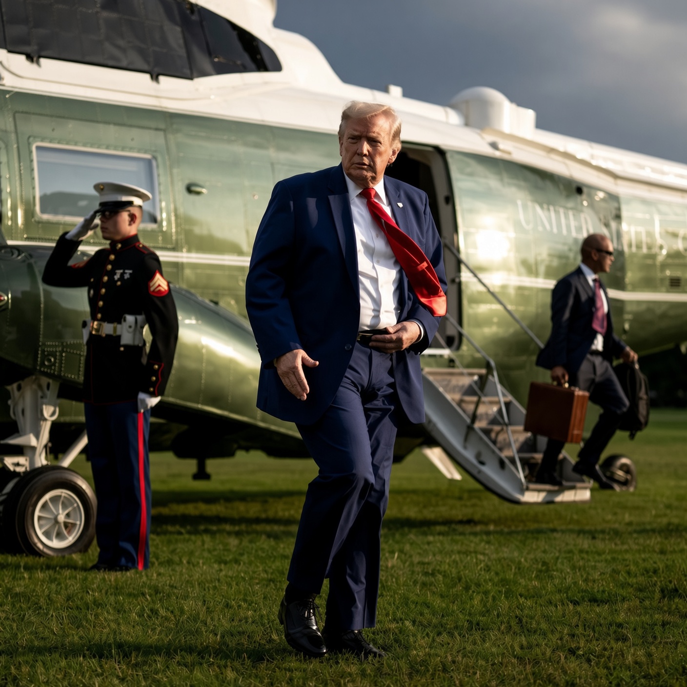 President Trump Marine One