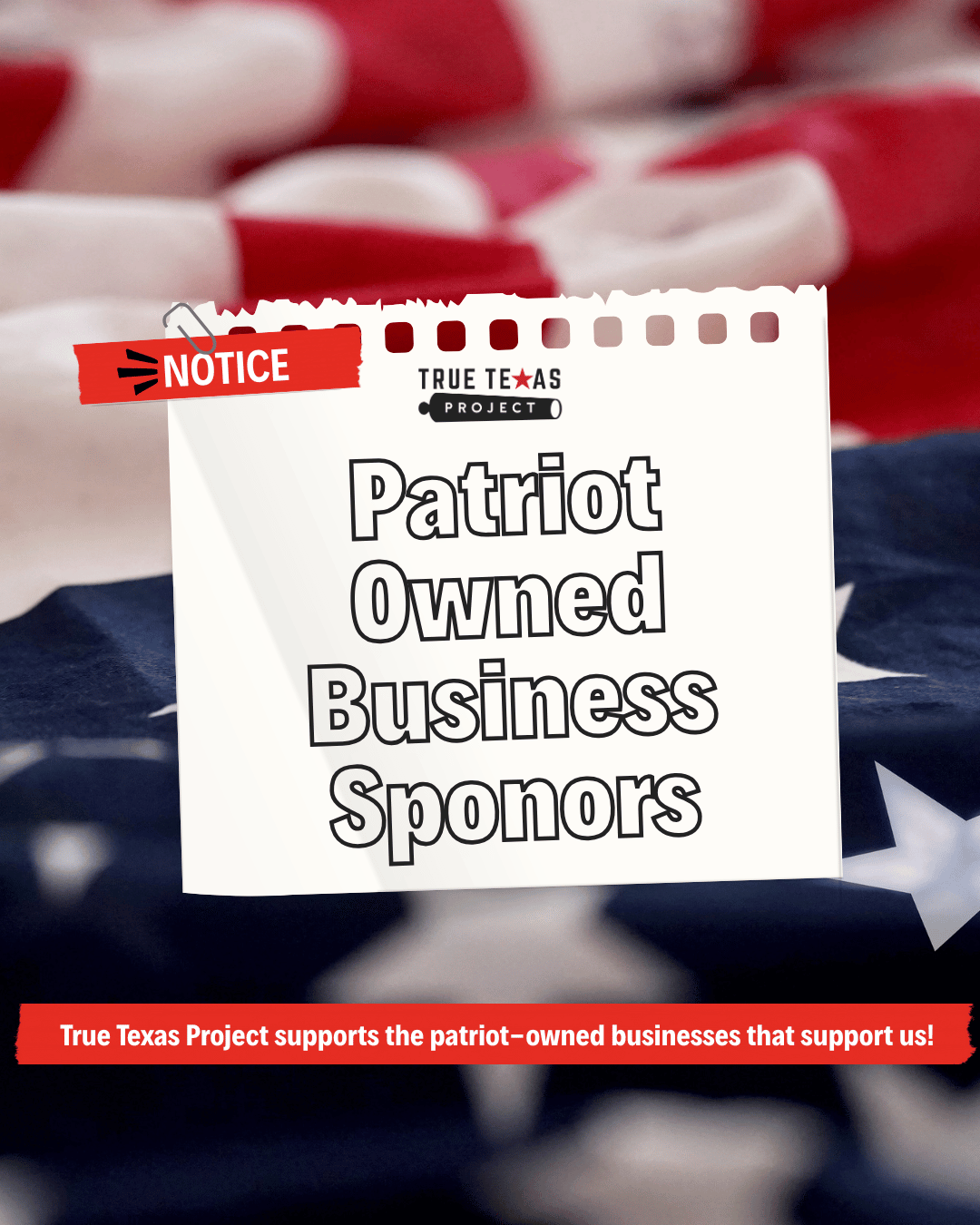 Patriot Owned Business Sponsors
