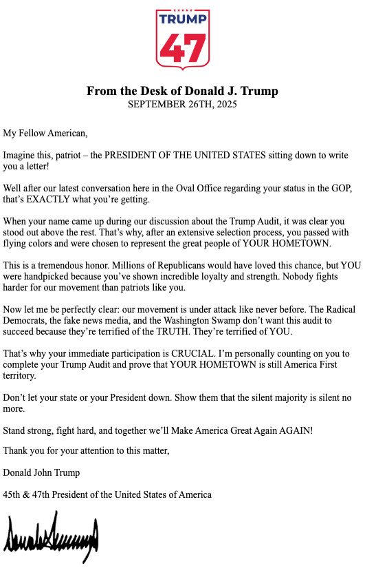 Official Memo
