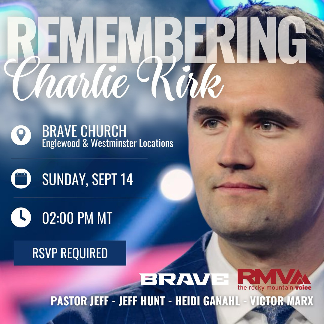 Charlie Kirk Memorial Flyer